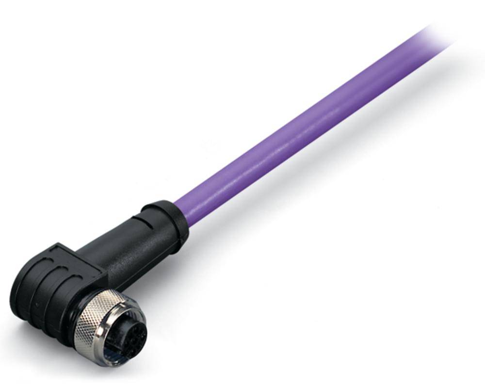 WAGO 756-1402/060-020 datový zástrčkový konektor pro senzory - aktory, upravený, 756-1402/060-020, piny: 5, 2.00 m, 1 ks