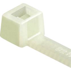 Sťahovacie pásky HellermannTyton T30R-PA66-NA-C1 111-03219, 150 mm, prírodná, 100 ks
