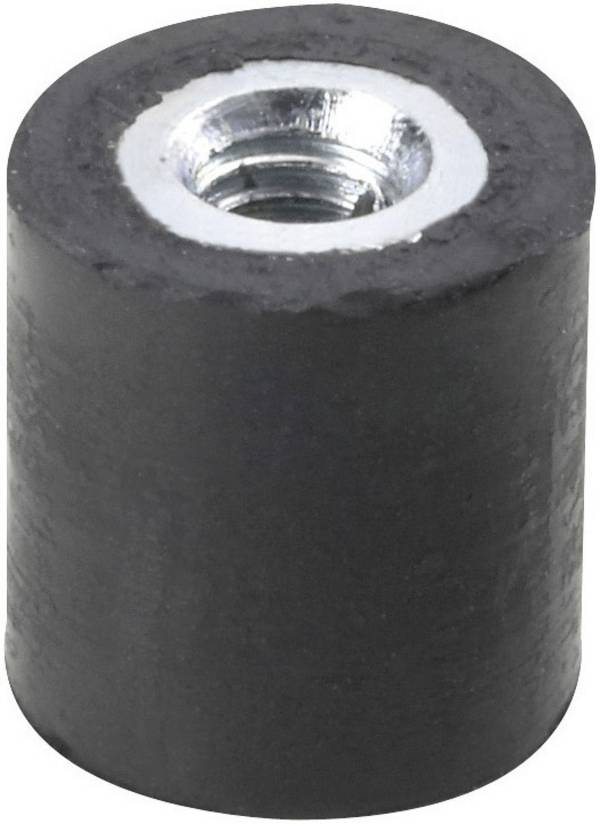 PB Fastener 100583 závitový tlumič vibrací  Vnitřní závit M6 Výška 25 mm 1 ks