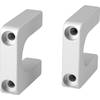 Rukoväť Schroff Multipac 20860-257, (d x š x v) 400 x 40 x 10 mm, umelá hmota, 1 ks
