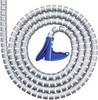 HellermannTyton 161-64206 HWPP-16MM-PP-SR-K1 ochrana kabelu 16 mm (max) stříbrná 2 m