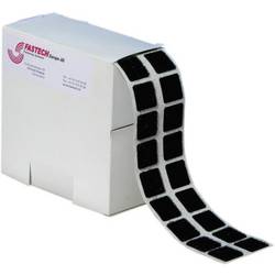 Suchý zip samolepící v boxu Fastech, 20 x 20 mm, černá, 5m