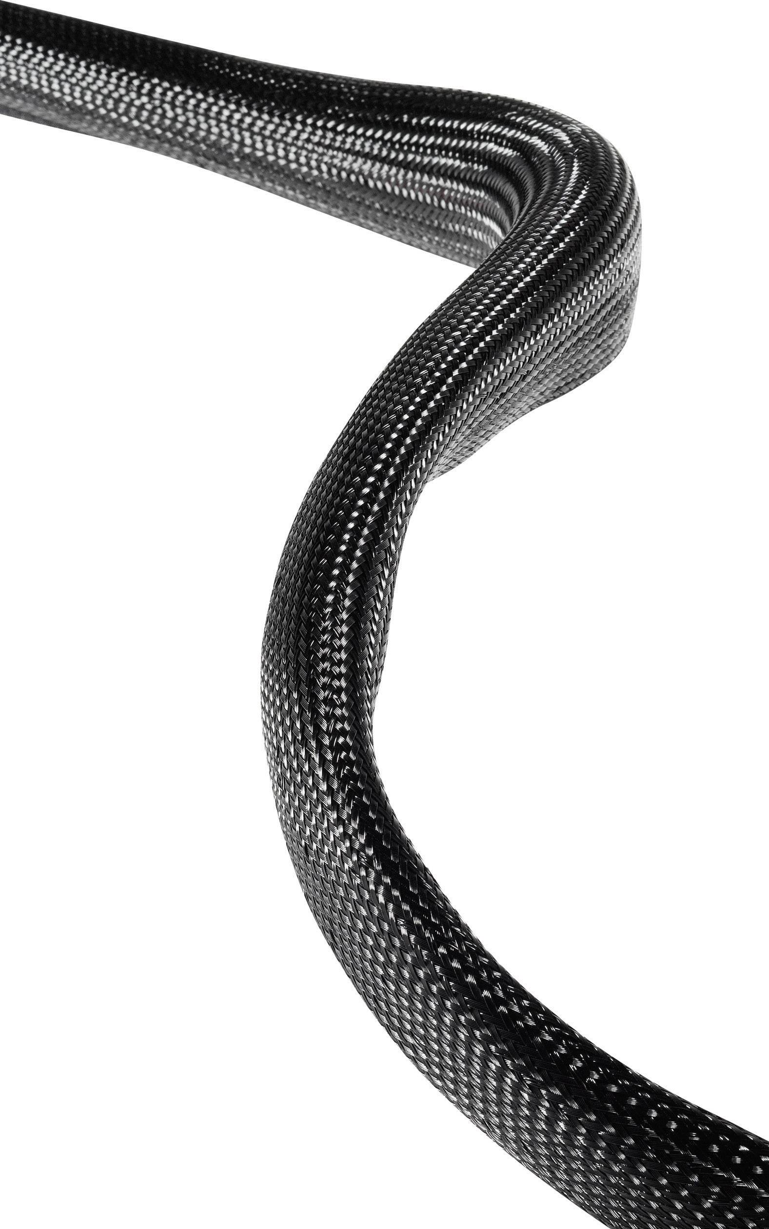 TRU COMPONENTS 1571448 BSWP-FR2 ochranný oplet černá PET 19.1 do 19.1 mm metrové zboží