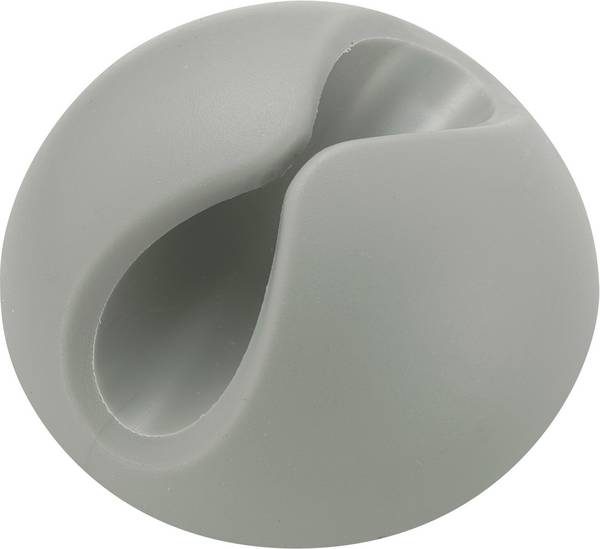 TRU COMPONENTS  držák kabelu samolepicí 547611 Průměr kabelového svazku (rozsah) 9 mm (max)   šedá 1 ks