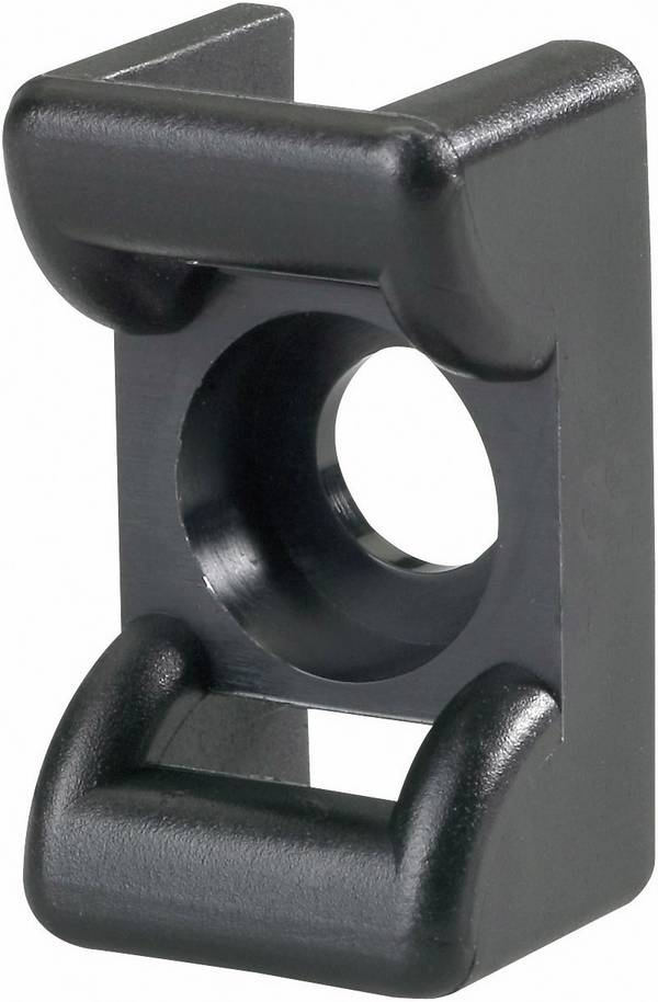HellermannTyton KR8G5-HS-BK-C1 úchytka šroubovací 151-24850 tepelně stabilizovaná černá 1 ks