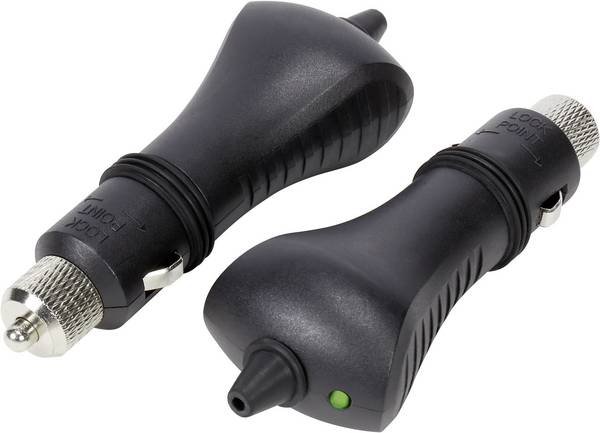 TRU COMPONENTS Zástrčka do auta, IP44 Proudová zatížitelnost (max.)=15 A   12 V/DC