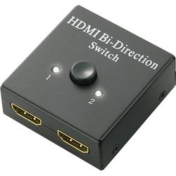 HDMI přepínač SpeaKa, obousměrný, 2 porty, černá