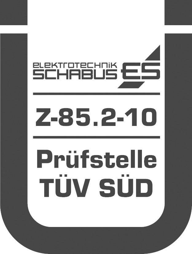 Elektrotechnik Schabus ES Z-85.2-10 Zkušebna TÜV SÜD