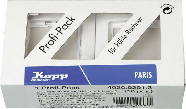 Kopp 1násobné rámeček  Paris bílá 402002013 10 ks