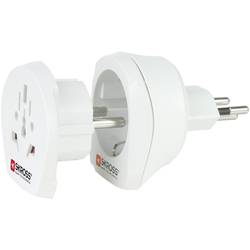 Cestovní adaptér Skross, 1.500206, Švýcarsko, bílá