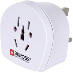 Cestovní adaptér Skross, 1.500220, Velká Británie, bílá