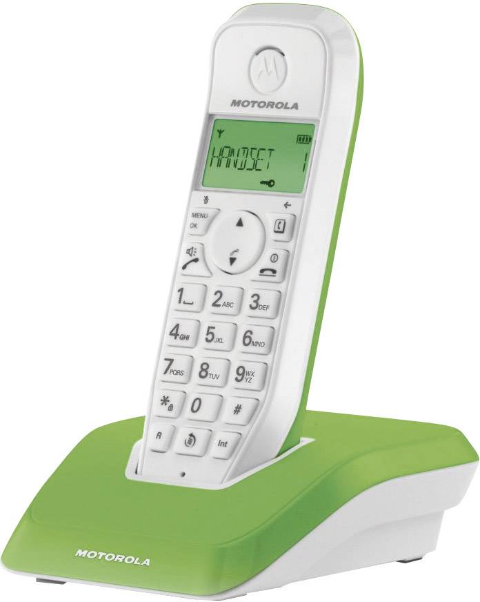 Motorola STARTAC S1201 DECT, GAP bezdrátový analogový telefon zelená ...