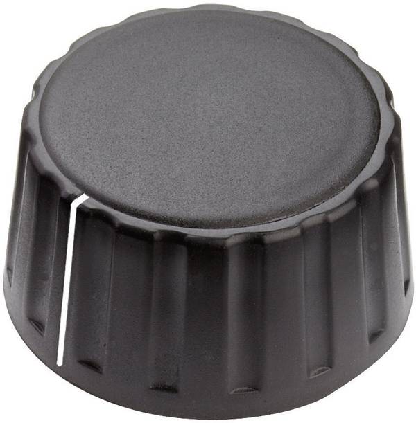 Mentor  4334.6001  4334.6001  otočný knoflík  s ukazatelem  černá  (Ø x v) 36 mm x 18.5 mm  1 ks