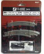Balení obsahuje dvě zakřivené modelové kolejnice a kabely. Kolejnice jsou vhodné pro elektrické modelové vlaky. Značka: Classic Track.