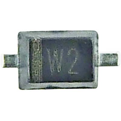 Malý kvádrový elektronický rezistor s nápisem 'W2' zobrazeným na povrchu.