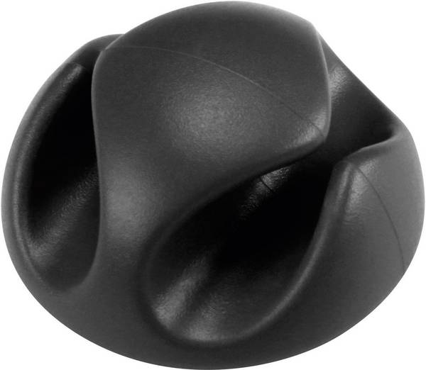 TRU COMPONENTS  držák kabelu samolepicí 558352 Průměr kabelového svazku (rozsah) 8 mm (max)   černá 1 ks