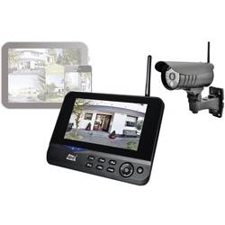 Bezdrátová venkovní kamera s TFT monitorem 7" dnt QuattSecure IP Starterset, 2