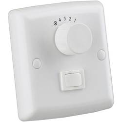 Nástenný spínač stropného ventilátora 78801 biela