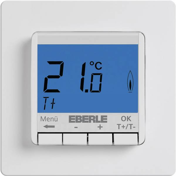 Eberle FITNP-3R pokojový termostat pod omítku, 527 8153 55 100, Regulátor teploty místnosti bez čidla (R), 1 ks