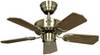 CasaFan Classic Royal 75 MA stropní ventilátor (Ø x v) 75 cm x 225 mm Barva listu: dub starožitný Barva pouzdra: mosaz