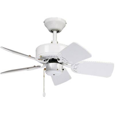 CasaFan Classic Royal 75 WE stropní ventilátor (Ø x v) 75 cm x 225 mm Barva listu: bílá Barva pouzdra: bílá-0