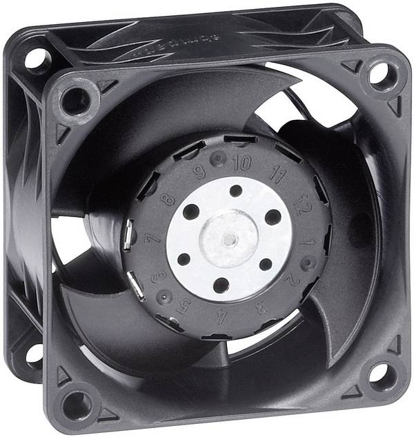 EBM Papst 612 J/2H axiální ventilátor, 12 V/DC, 70 m³/h, (d x š x v) 60 x 60 x 32 mm, 9292512001