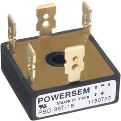 Můstkový usměrňovač 3fázový POWERSEM PSD 25MT-10, U(RRM) 1000 V