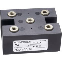 Můstkový usměrňovač 1fázový POWERSEM PSB 105-16, U(RRM) 1600 V