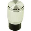 Otočný knoflík Cliff FC7258, pro sérii KMK10E, 6 mm, s drážkováním, stříbrná