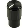 Otočný knoflík Cliff FC7259, pro sérii KMK10E, 6 mm, s drážkováním, černá