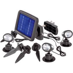 Solární LED svítidlo Renkforce Trio, SP303K, černá, 3 ks