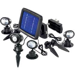 Solární LED svítidlo s detektorem pohybu Esotec Trio, 102144, 3 ks