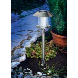Solární zahradní LED svítidlo Esotec Swing, 102070, nerez, zapichovací
