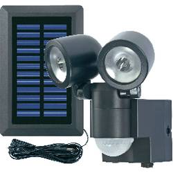 Solární LED svítidlo s detektorem pohybu GEV 000858, černá