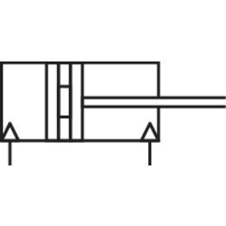 ISO válec Ø 10 mm Norgren RM/8010/M/10, délka 10 mm