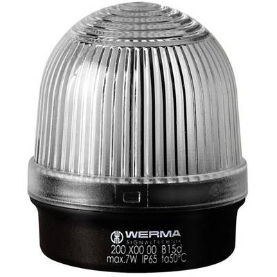 Werma Signaltechnik signální osvětlení  200.400.00 200.400.00  bílá trvalé světlo 12 V/AC, 12 V/DC, 24 V/AC, 24 V/DC, 48