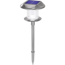 LED solárne záhradné svetlo Esotec Sunny 102093, IP44, nerezová oceľ