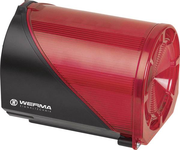 <br>  Werma Signaltechnik<br>  kombinované signalizační zařízení<br>  <br>  444.110.75<br>  červená<br>  <br>  24 V/DC<br>  114 dB<br>