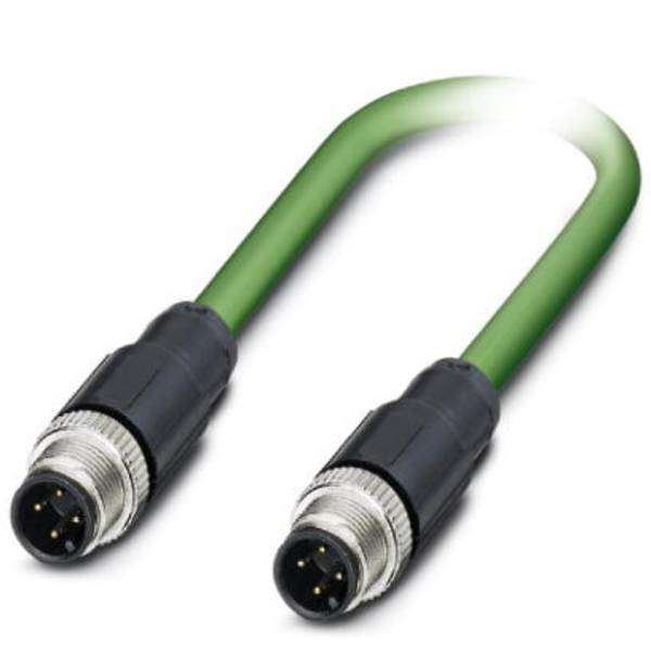Phoenix Contact 1416254 M 12 síťové kabely, propojovací kabely CAT 5e SF/UTP 2.00 m zelená s ochranou 1 ks