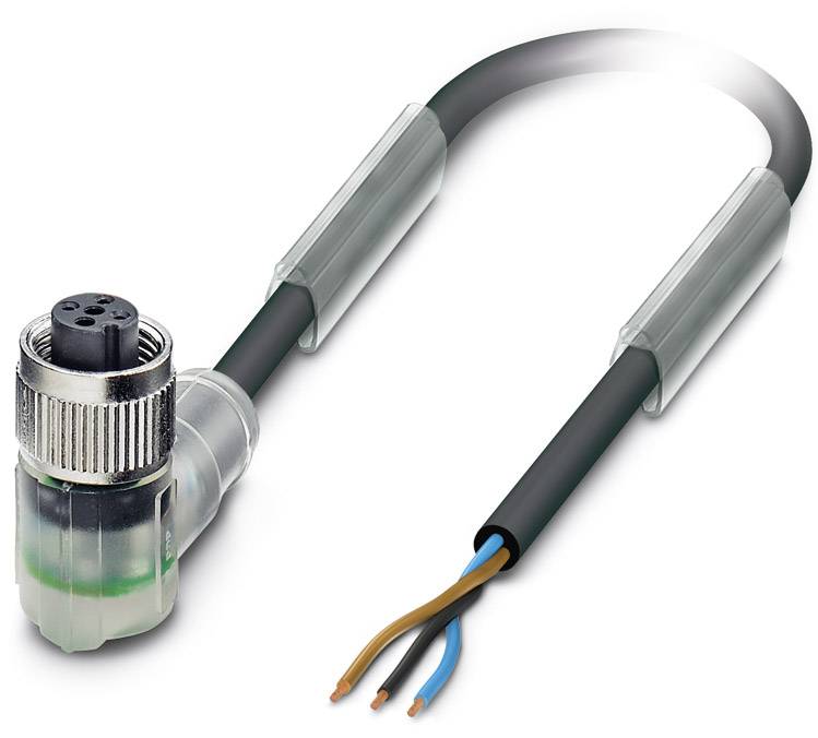 Průmyslový napájecí kabel se spletenými vodiči, vhodný pro propojení elektrických zařízení.