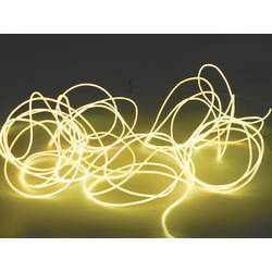 Elektroluminiscenčný kábel, Ø 2 mm, 2 m, žltý
