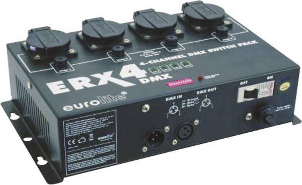 Eurolite ERX-4 DMX DMX přepínače, sada 4kanálový