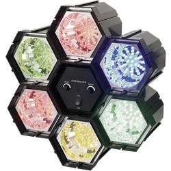 LED efekt, 6kanálový, 2x červená/modrá/žlutá/zelená/světle zelená