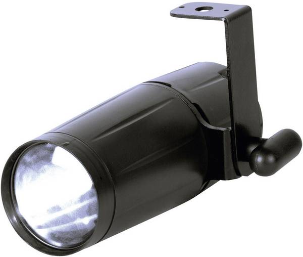 <br>  ADJ<br>  LED-Pinspot<br>  LED bodové světlo<br>  <br>  Počet LED: 1 x<br>  3 W<br>  černá<br>