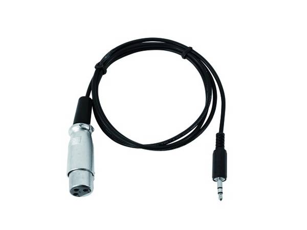 Eurolite DMX-Adapter OUT DMX adaptér [1x jack zástrčka 3,5 mm - 1x XLR zásuvka] 1.00 m