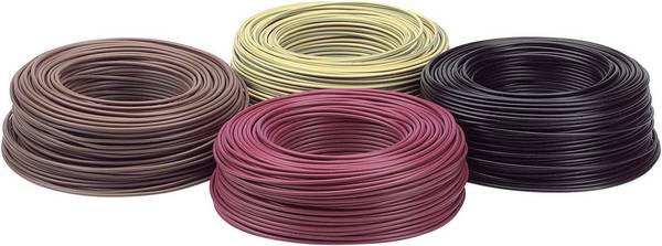 LAPP 4520031 lanko/ licna, H07V-K, 1 x 1.50 mm², hnědá, 100 m