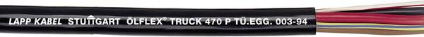 LAPP ÖLFLEX® TRUCK 470 P 7027020/100 kabel pro automotive 2 x 1.5 mm², 100 m, černá