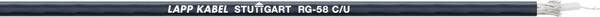 LAPP RG58 C/U, 2170000/1 koaxiální kabel, vnější Ø: 4.95 mm, 50 Ω, černá, metrové zboží