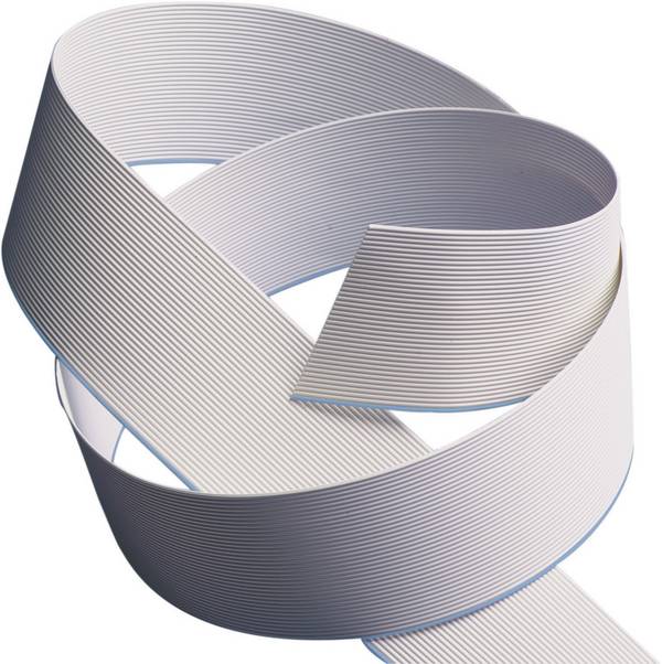 3M HF365/10 100 plochý kabel Rastr (rozteč): 1.27 mm 10 x 0.08 mm² šedá metrové zboží