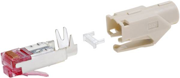 Hirose Electronic 222-2862-9-06, RJ45 konektor, zástrčka, rovná, počet pólů: 8P8C, zelená, 1 ks